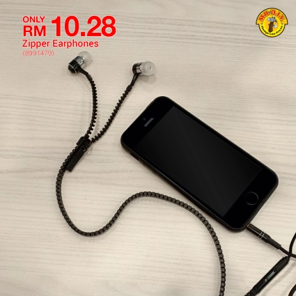 MR.DIY Malaysia Zipper Earphone